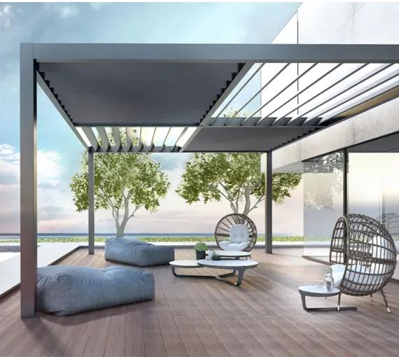 Freestanding Louvered Pergola