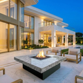 Outdoor Fire Table — Marble Square
